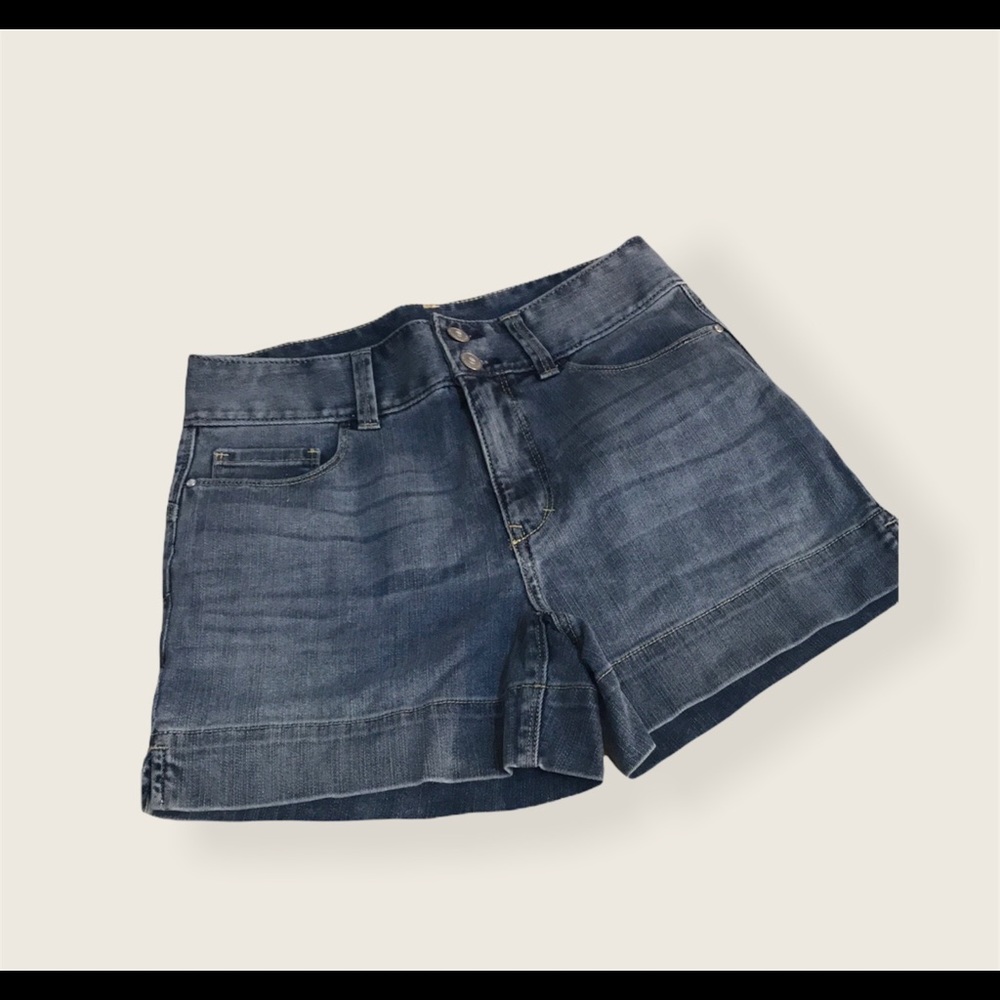 Boston Proper Dark Blue Denim Jean Shorts